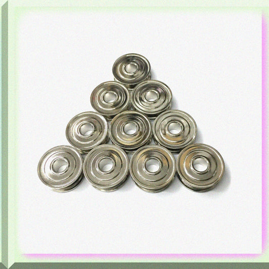 10 Metal Bobbins for White Sewing Machines