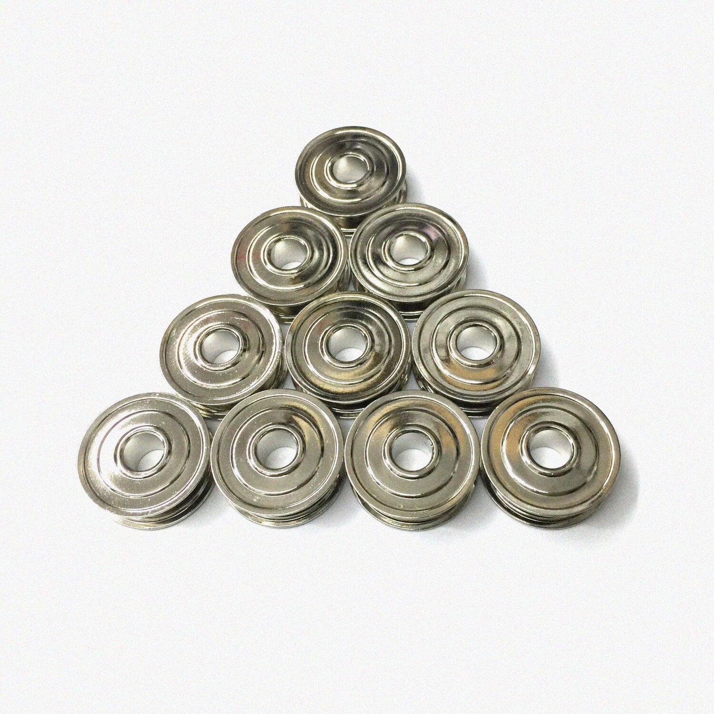 10 Metal Bobbins for White Sewing Machines
