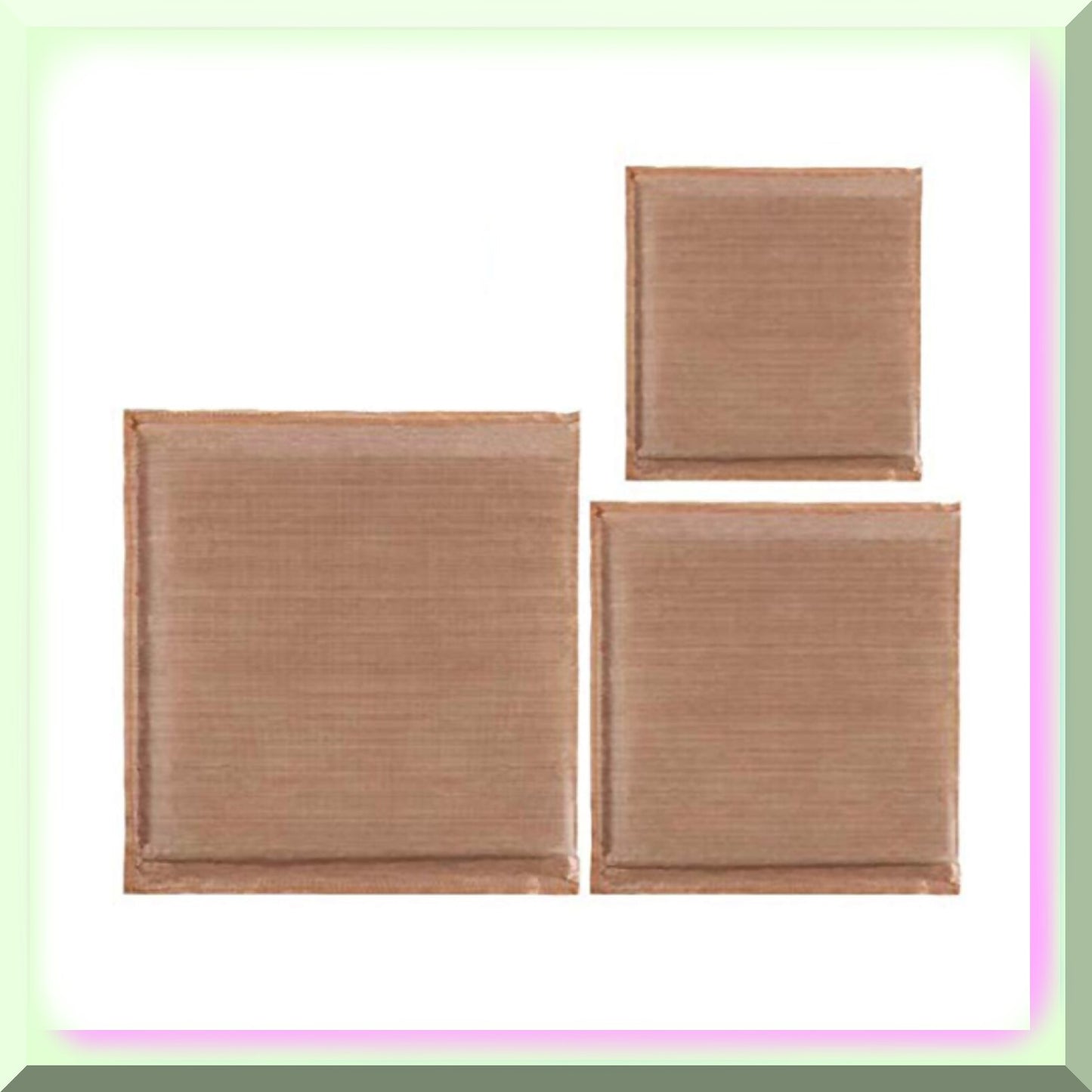HeatFlex PressMate Reusable Teflon Heat Press Pillow Set 5x5inch
