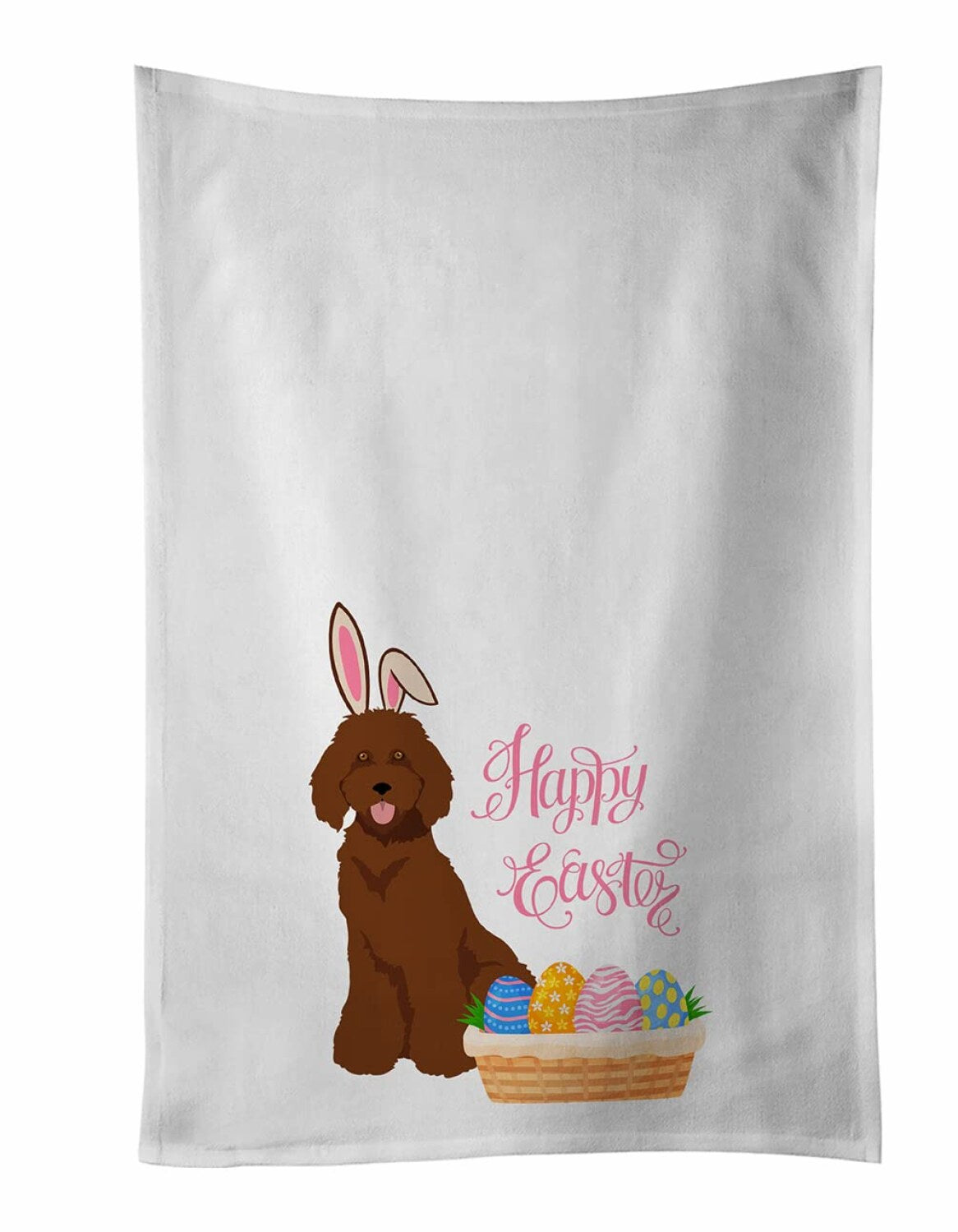 White Cotton Kitchen Towel Set of 2