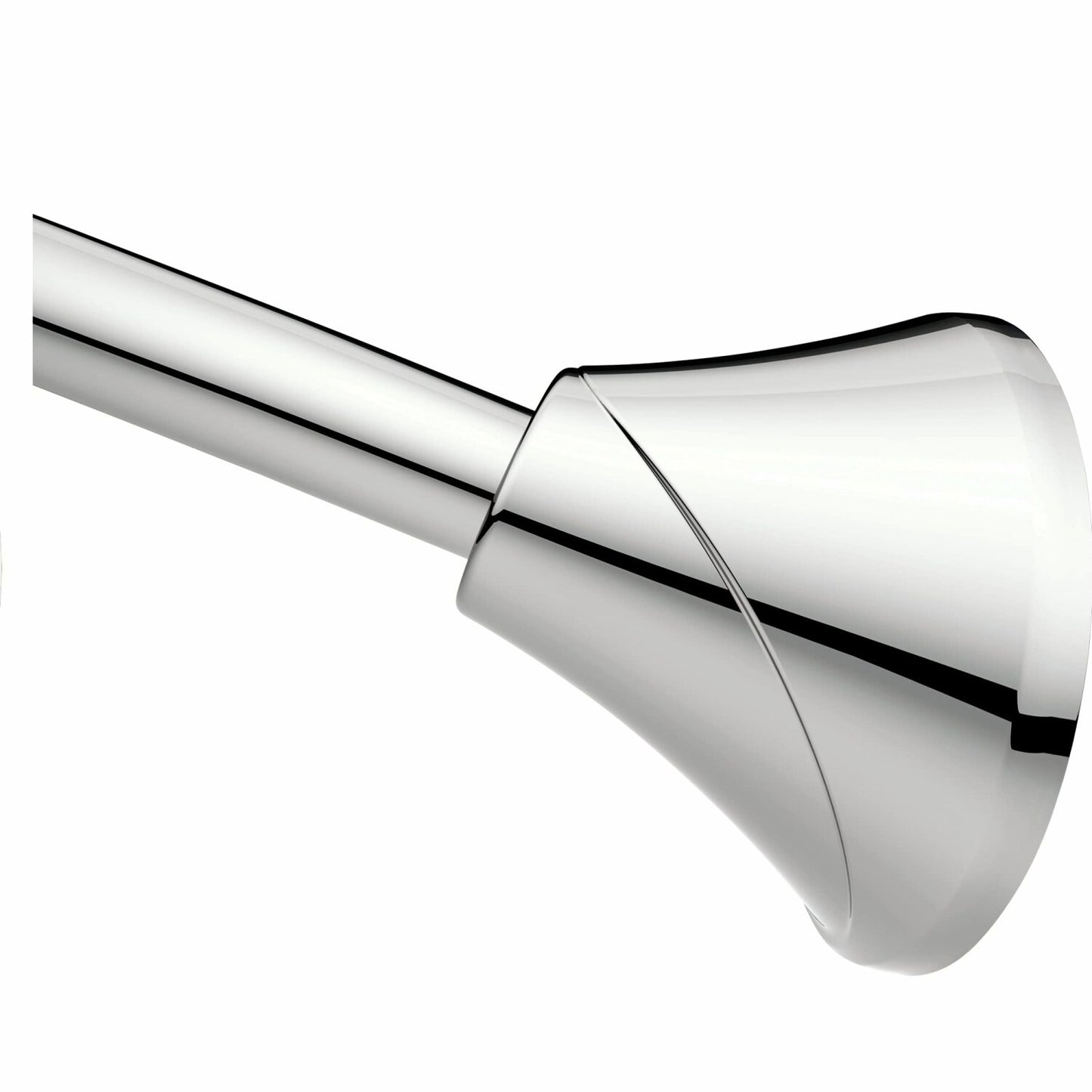 Chrome 5-Foot Adjustable Curved Shower Curtain Rod