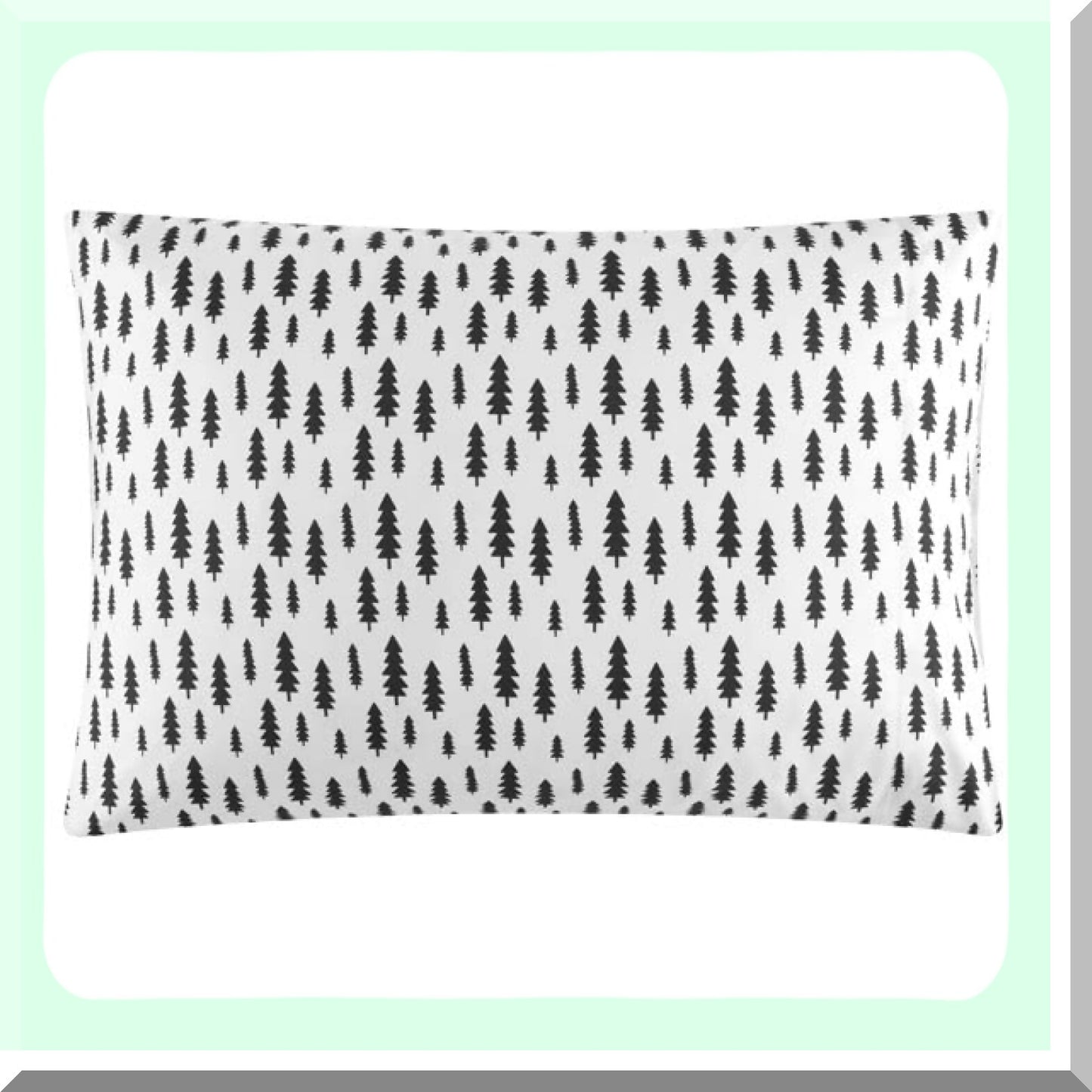 Luxury Comfort 7-Piece Bedding Set - Super Soft Microfiber Bed in a Bag - Black and White Queen Size - Cozy Bedroom Decor - All-in-One Bed Set