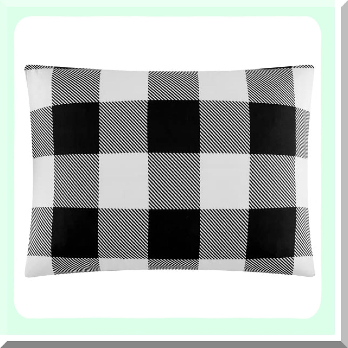 Luxury Comfort 7-Piece Bedding Set - Super Soft Microfiber Bed in a Bag - Black and White Queen Size - Cozy Bedroom Decor - All-in-One Bed Set