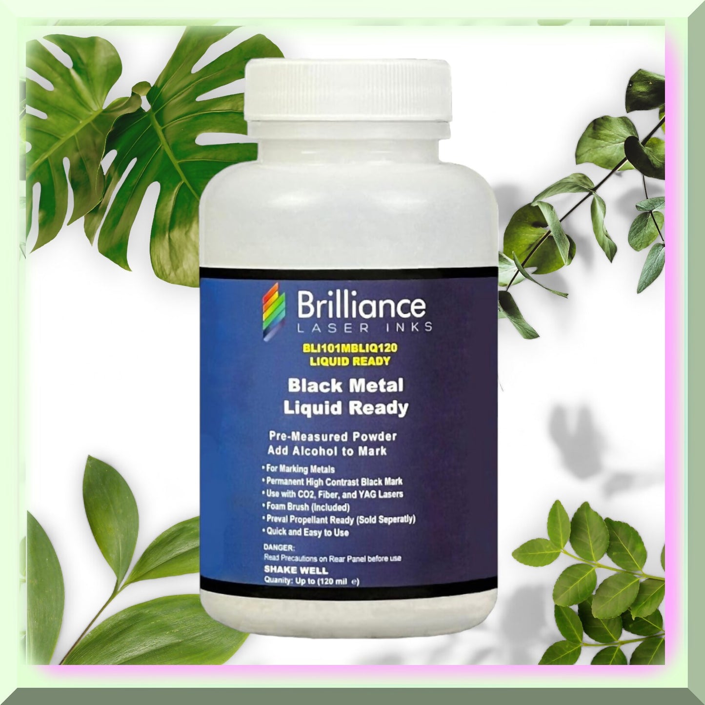 MetalMark Black Ink Liquid 120ml for Metal Marking