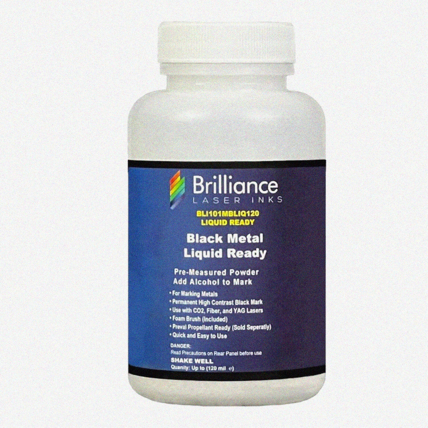 MetalMark Black Ink Liquid 120ml for Metal Marking
