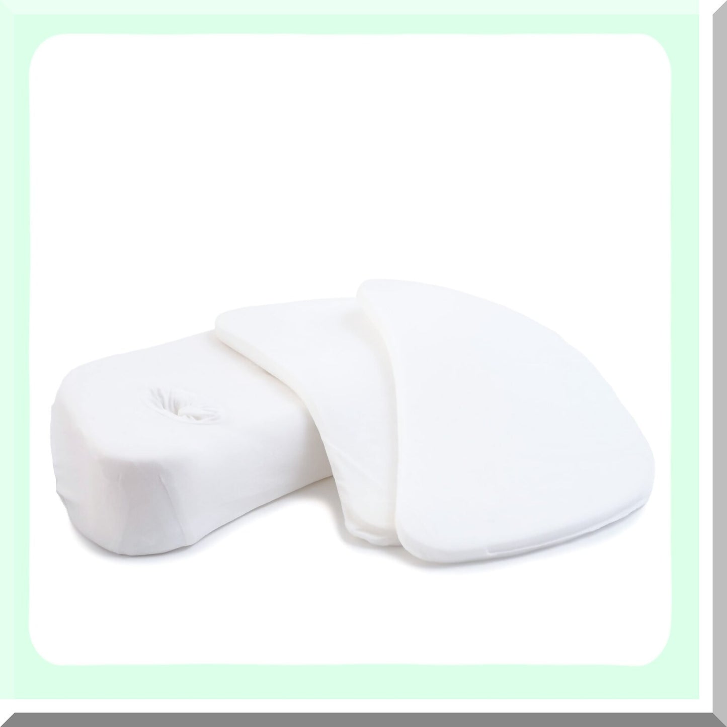 SleepEase Side Sleeper Pillow Protector - Hypoallergenic Pillow Cover for Standard Pillows - Machine Washable Pillowcase for Side Sleepers