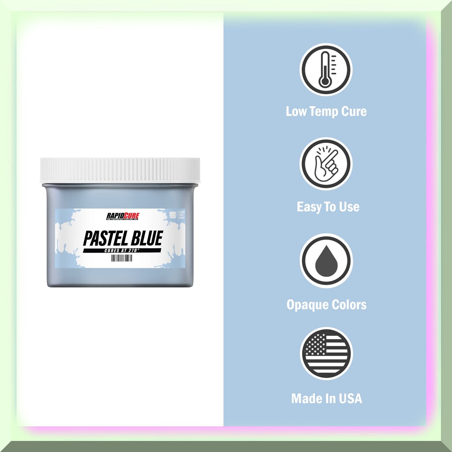 QuickBlue SilkScreen Ink 8 oz. Pastel Blue