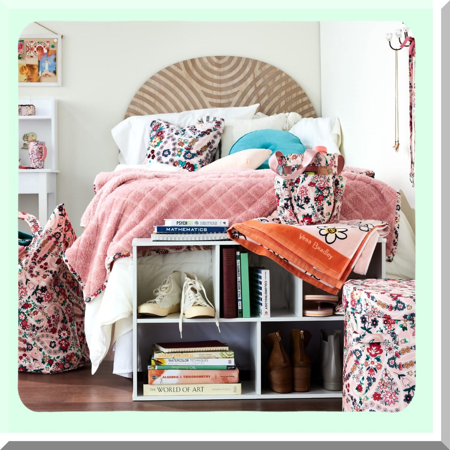 Gray Floral Bliss Throw Pillow - Hypoallergenic Insert, Women's Decorative Accent, Perennials Fabric, One Size - Home Decor Accessory