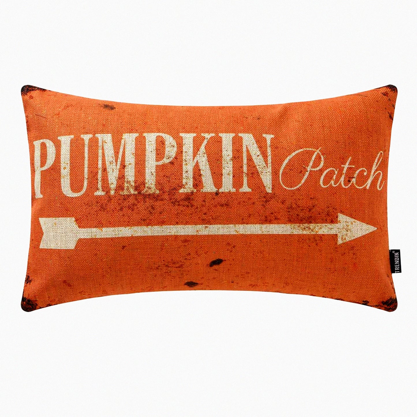 Rustic Pumpkin Patch Rectangular Throw Pillow Cover - Fall Decor Cushion Case 20x12 inch - PL342TR - Home Accent - Farmhouse Style