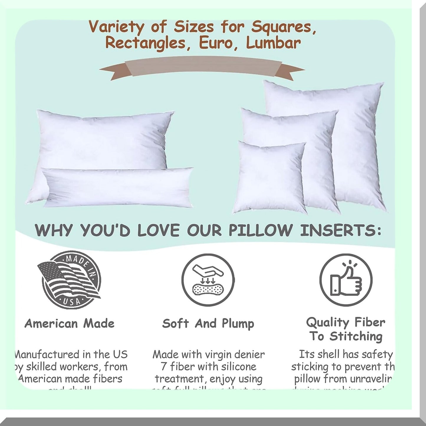 UltraPlush Body Pillow Insert - Hypoallergenic Down Alternative 12x22 Pillow Form for Large Standard Body Bed Sleeping Pillow - Soft and Cozy Decorative Pillow Insert