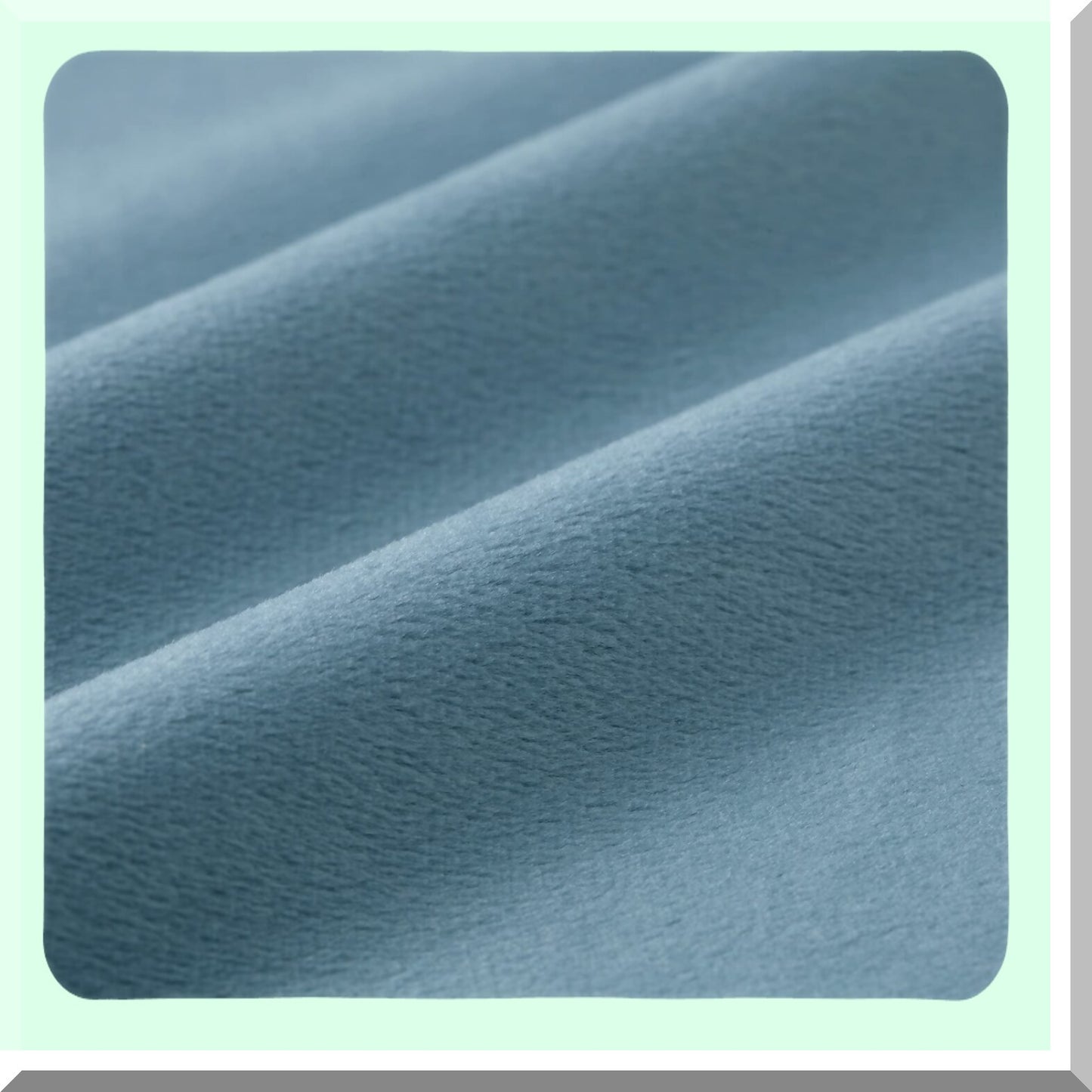 Luxury Blue Velvet Pillowcase Set - Soft Square Cushion Covers for Living Room & Bedroom Decor - Decorative Sofa Throw Pillow Covers 18x18 - Pack of 2