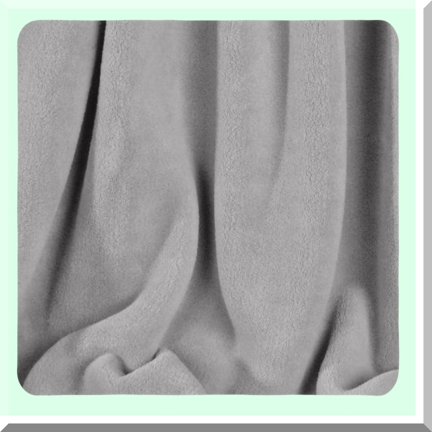 Serasoft Plus Ultra-Soft Grey Twin Plush Polyester Blanket
