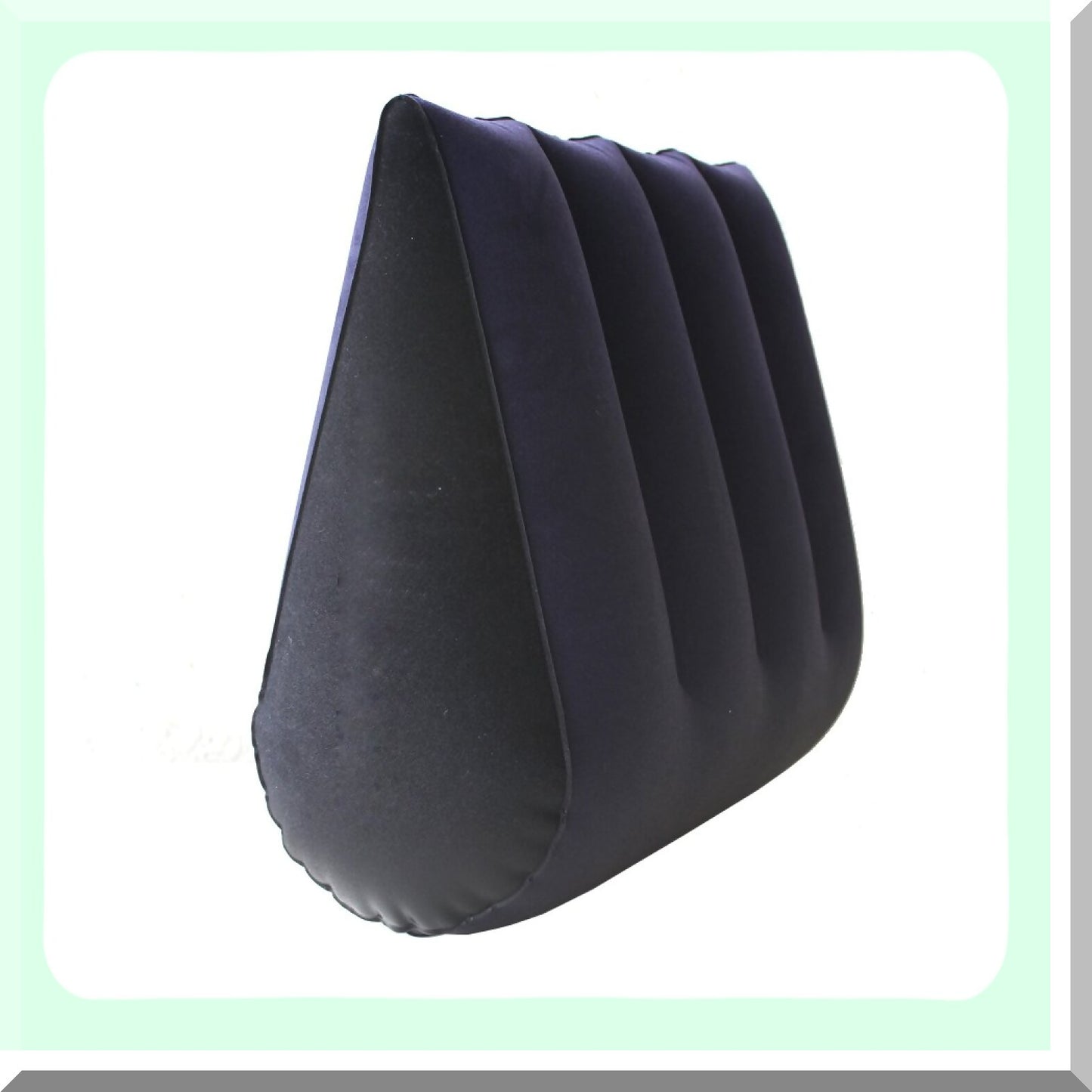 TravelEase Inflatable Wedge Pillow - Lightweight Portable Sleep Aid for Acid Reflux, Snoring, Back and Leg Elevation. Blue Bed Wedge for Knee Support.