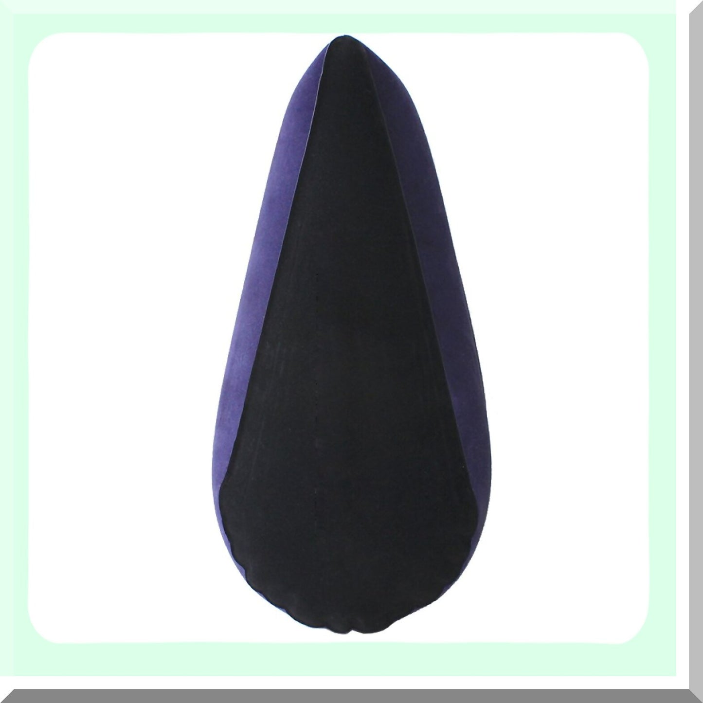 TravelEase Inflatable Wedge Pillow - Lightweight Portable Sleep Aid for Acid Reflux, Snoring, Back and Leg Elevation. Blue Bed Wedge for Knee Support.