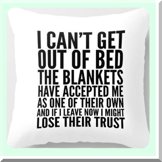 Funny Namaste Pillow Covers - Decorative Bedding Pillowcase for Bedroom, Couch, Sofa - Colorful Cushion Shams for Home Decor