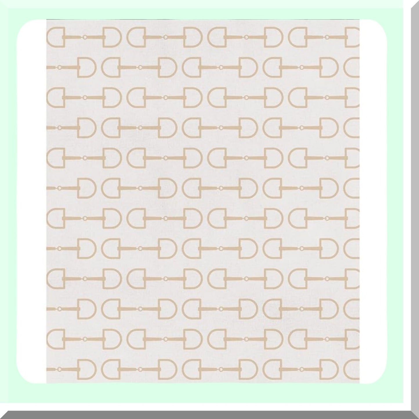 Equestrian Elegance Luxe Cotton Throw Blanket, 60" x 50"