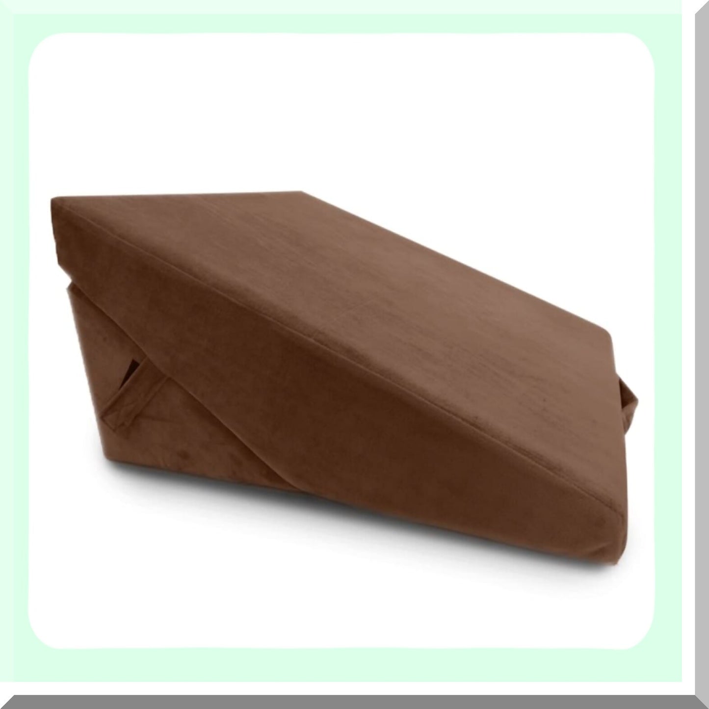 Trickonometry Memory Foam Body Positioner Pillow - 7-in-1 Adjustable Cushion for Sleeping, Reading, Acid Reflux, Heartburn Relief - Triangle Pain Liberator