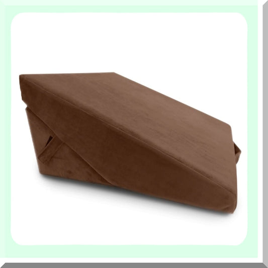 Trickonometry Memory Foam Body Positioner Pillow - 7-in-1 Adjustable Cushion for Sleeping, Reading, Acid Reflux, Heartburn Relief - Triangle Pain Liberator