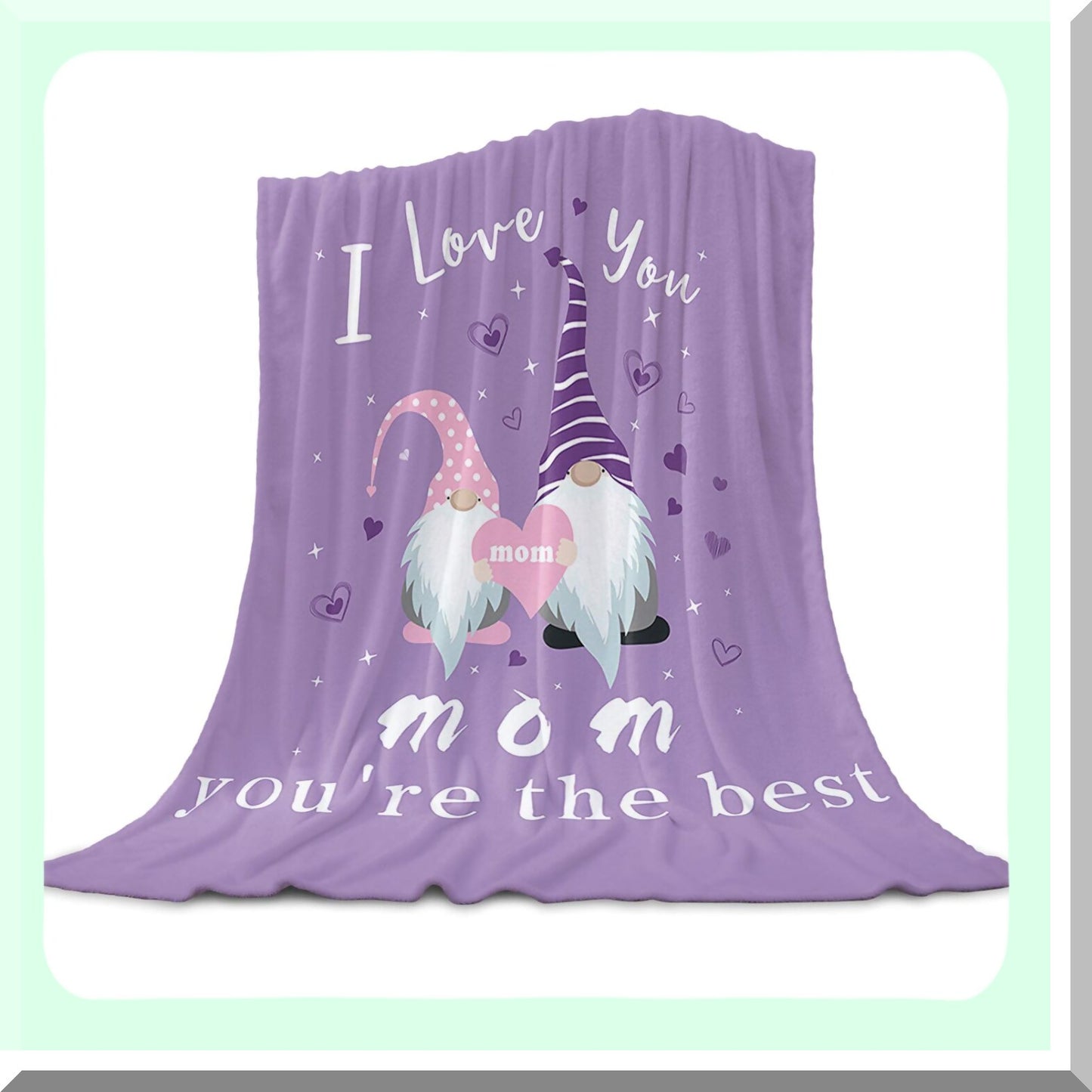 CozyMom Flannel Fleece Blanket - Extra Soft, Lightweight, Warm & Decorative Bedding for All Seasons