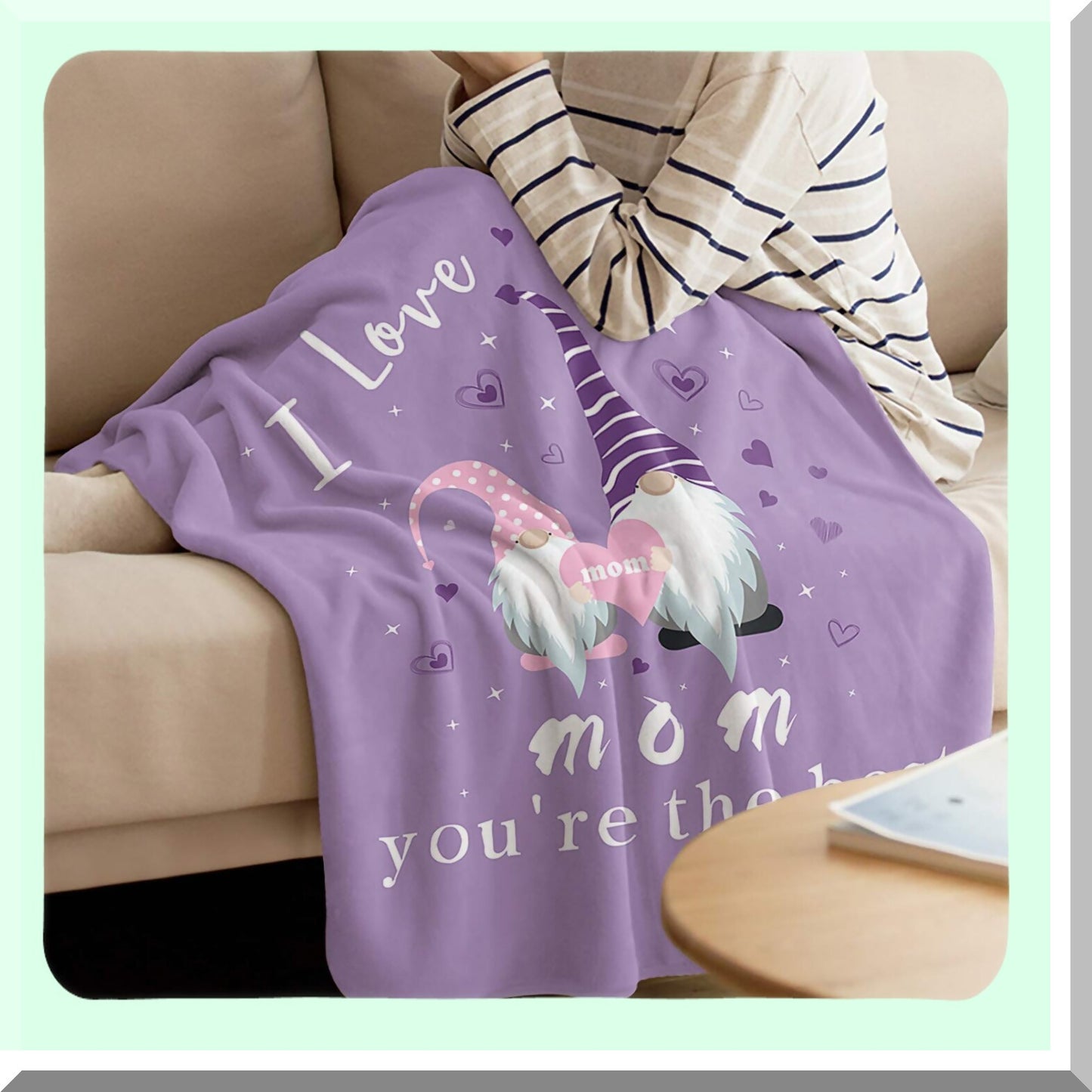 CozyMom Flannel Fleece Blanket - Extra Soft, Lightweight, Warm & Decorative Bedding for All Seasons