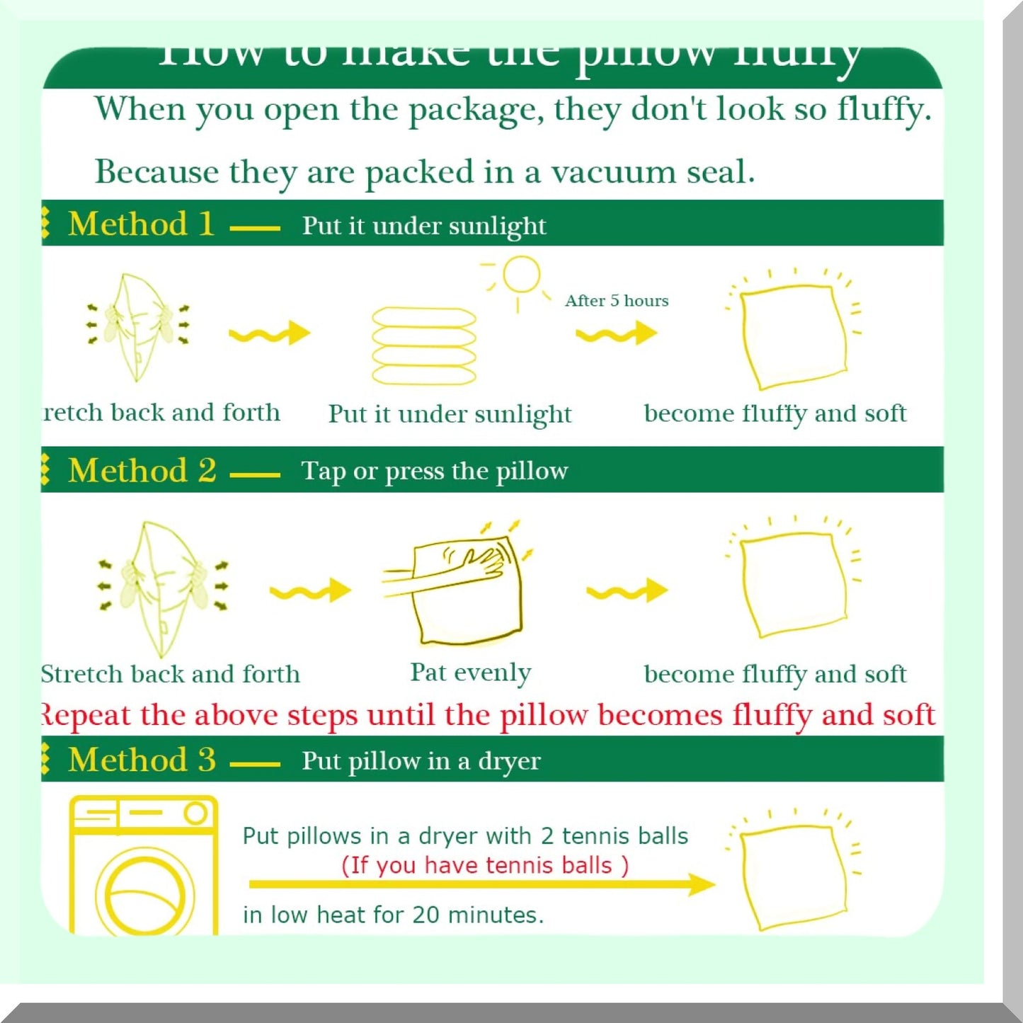 Hypoallergenic Premium Square Pillow Insert - Decorative Cushion Stuffer Set of 1 - 18x18 Inches - Throw Pillow Form for Covers