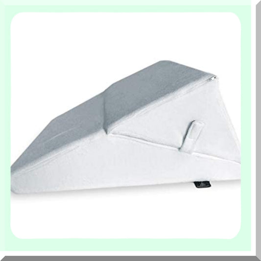 Trickonometry Memory Foam Body Positioner Pillow - 7-in-1 Adjustable Cushion for Sleeping, Reading, Acid Reflux, Heartburn Relief - Triangle Pain Liberator