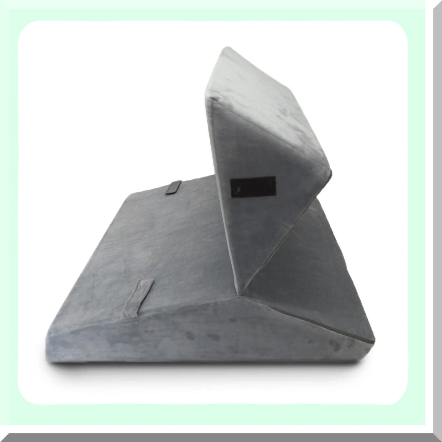 Trickonometry Memory Foam Body Positioner Pillow - 7-in-1 Adjustable Cushion for Sleeping, Reading, Acid Reflux, Heartburn Relief - Triangle Pain Liberator