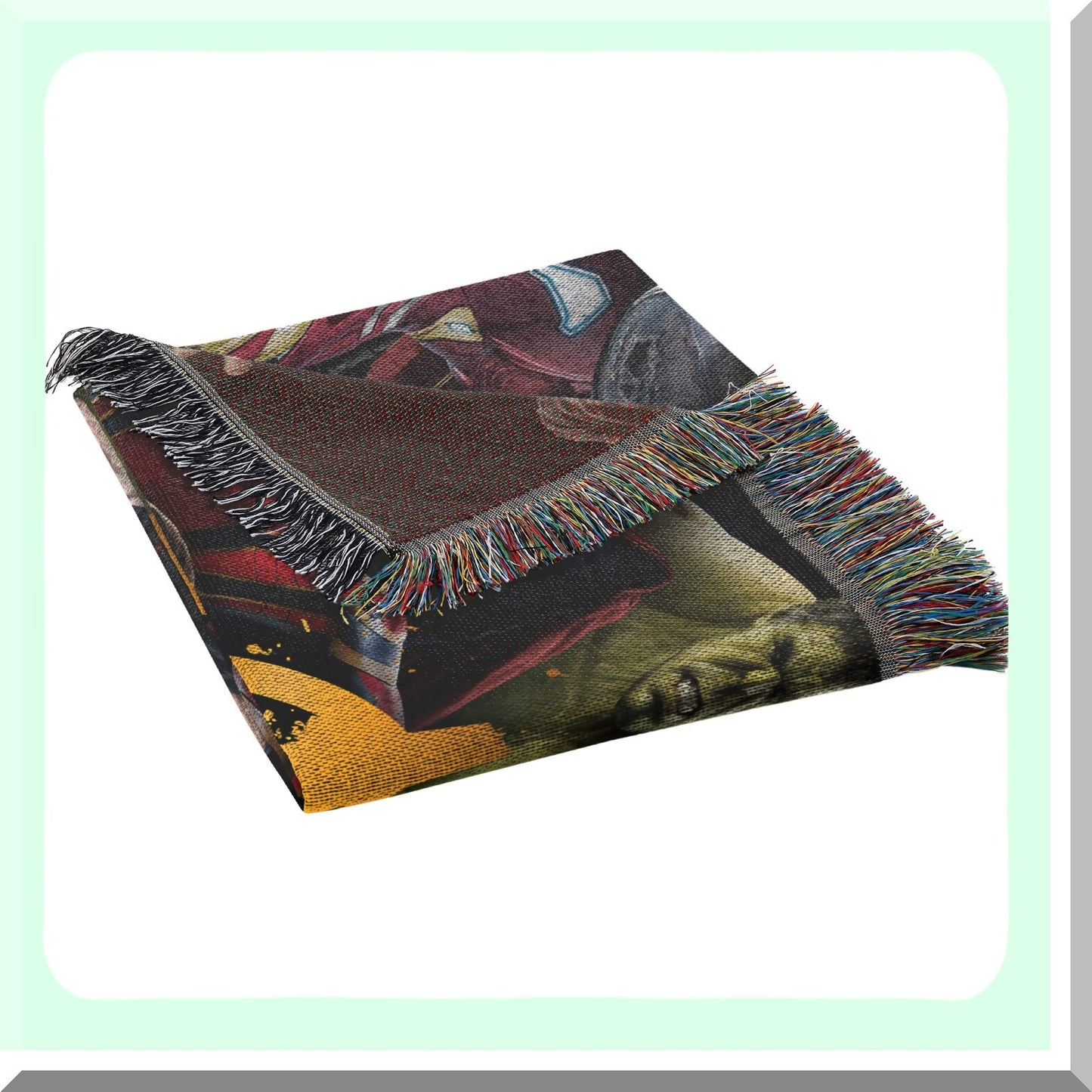 Avengers Assemble Woven Tapestry Throw Blanket, 48" x 60" - Ultimate Marvel Fan Decor"