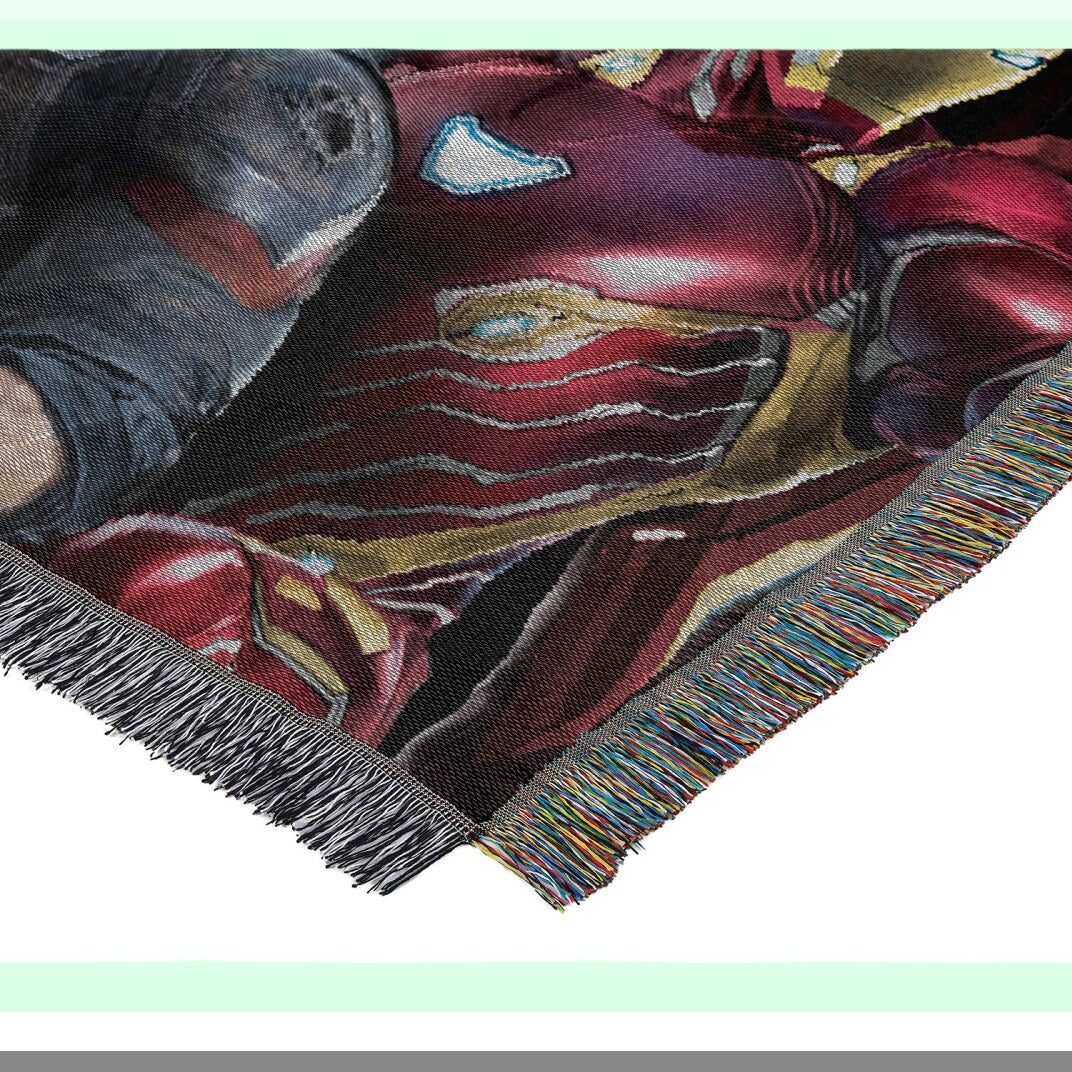 Avengers Assemble Woven Tapestry Throw Blanket, 48" x 60" - Ultimate Marvel Fan Decor"