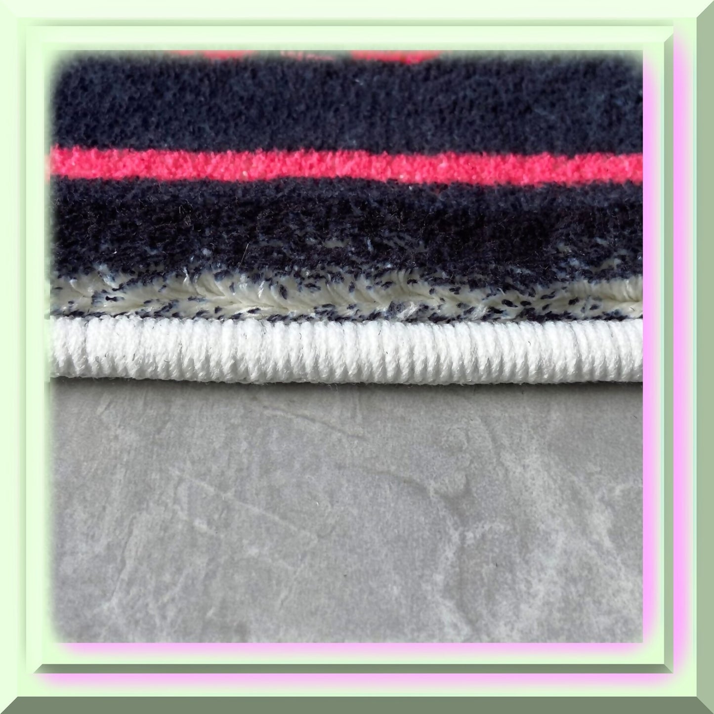 Red Lip Devil Plush Rug 31.5x19.5