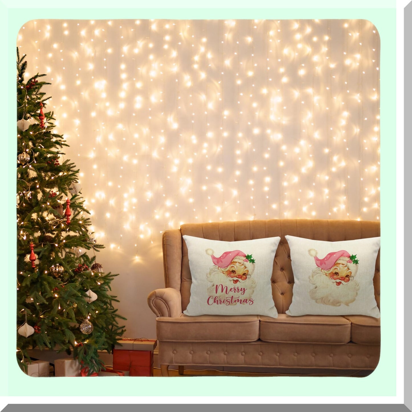 Blush Blossom Reversible Pillow Covers - Set of 2, 18x18 Decorative Throw Pillows for Pink Decor, Soft Pink Pillows for Couch, Pink Pillowcases