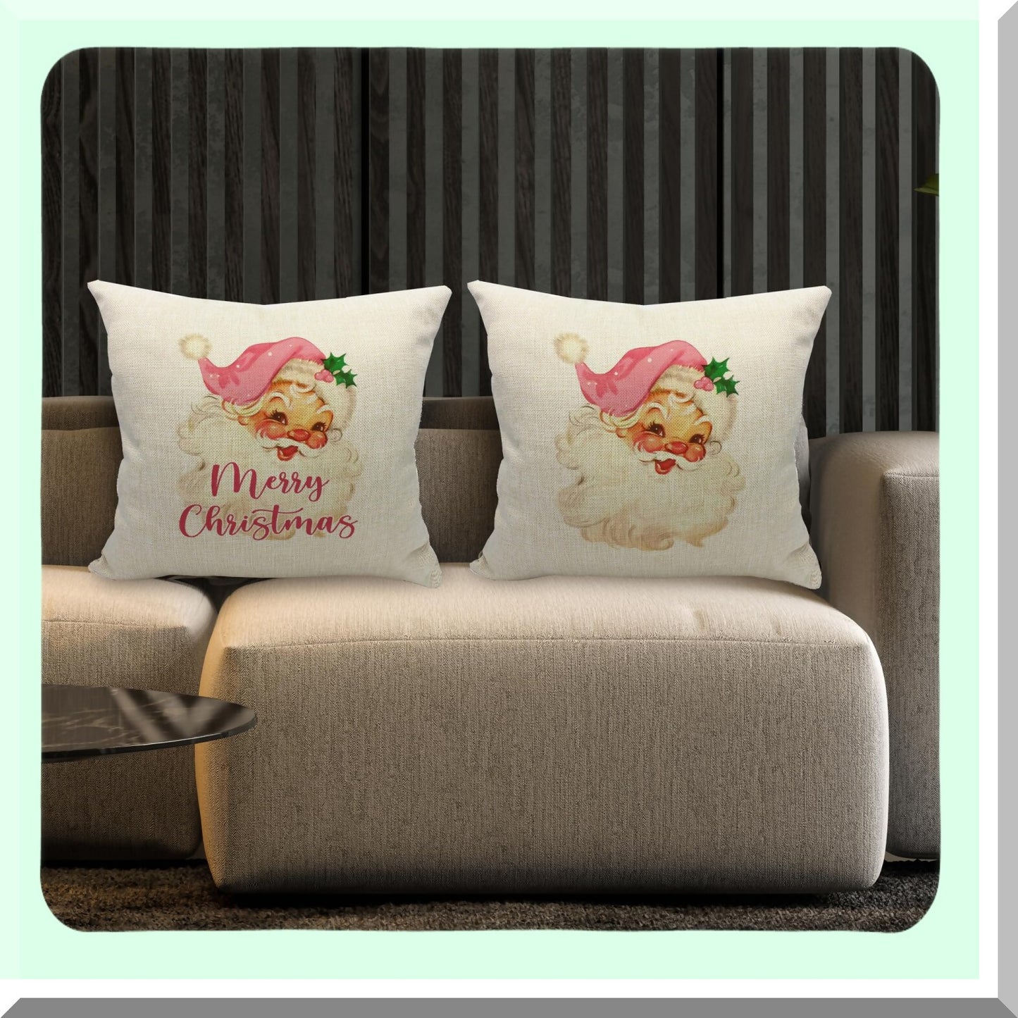 Blush Blossom Reversible Pillow Covers - Set of 2, 18x18 Decorative Throw Pillows for Pink Decor, Soft Pink Pillows for Couch, Pink Pillowcases