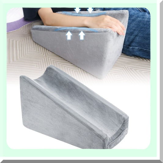 ErgoArm Elevate Pillow - Premium Arm Support Wedge for Bed Sores & Sleeping Recovery - High Density Foam with Detachable Cover - Comfortable Arm Rest