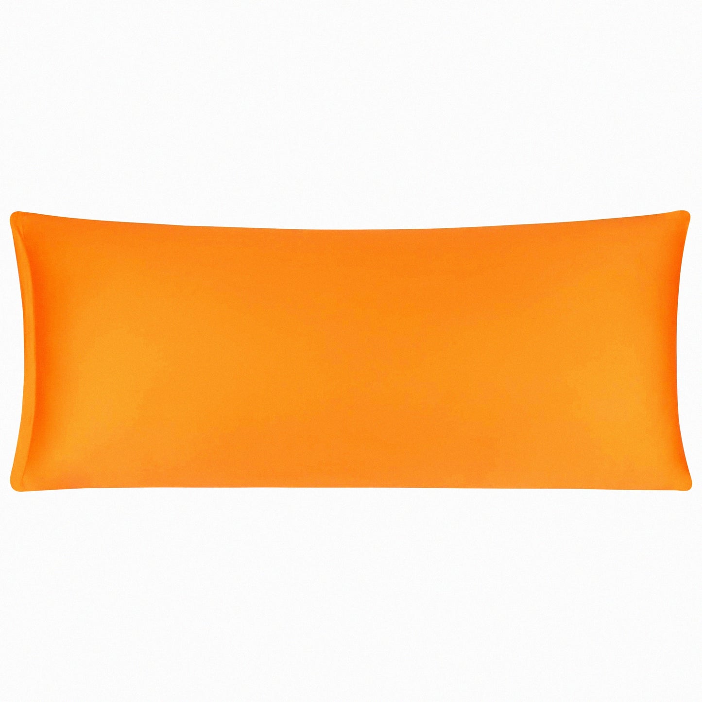 Orange Bliss Cotton Body Pillowcase - 300 Thread Count, 20 x 48 with Zipper Closure - Soft and Luxurious Pillow Cover for Body Pillows