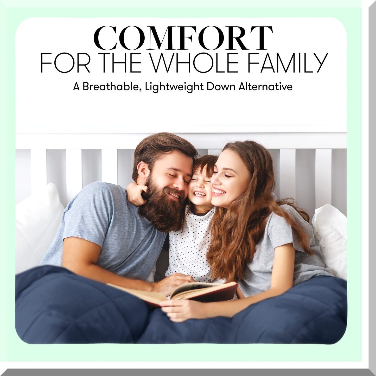 LuxuryLite Down Comforter - Twin XL - Gray - Hypoallergenic - 1200 Thread Count - Lightweight - Soft & Cozy - Premium Quality - All Season Comforter