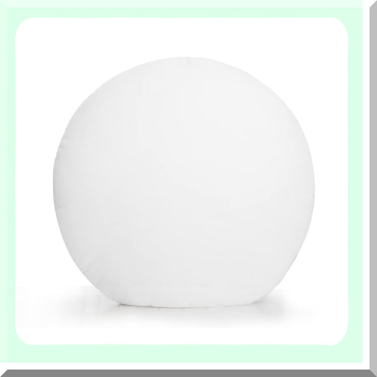 Square Round Pillow Insert - Plush Cushion Stuffer - Decorative Sham Filler - 32 Inch White - Pack of 1 - Home Decor Accent - Soft Supportive Square Pillow Form