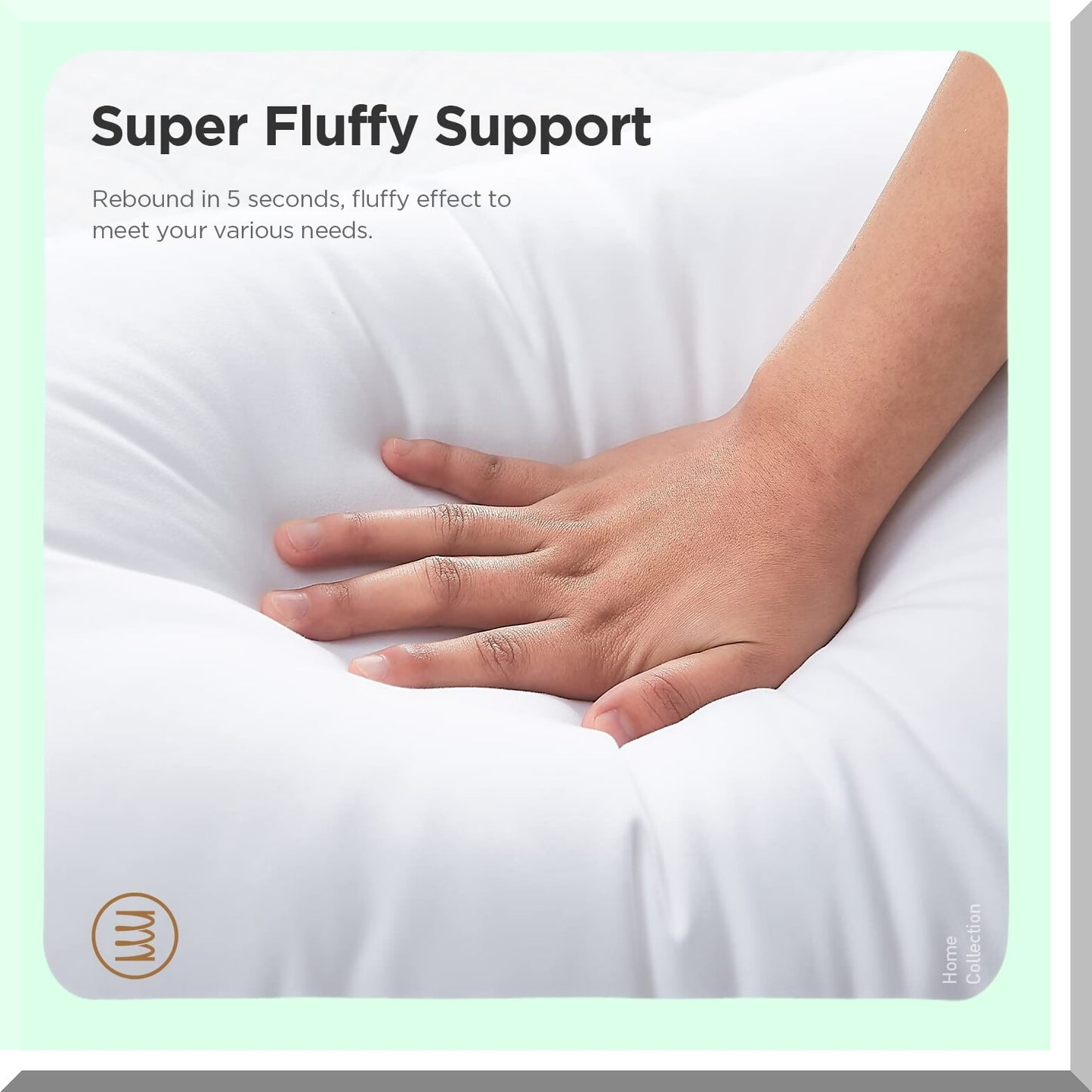 Square Round Pillow Insert - Plush Cushion Stuffer - Decorative Sham Filler - 32 Inch White - Pack of 1 - Home Decor Accent - Soft Supportive Square Pillow Form