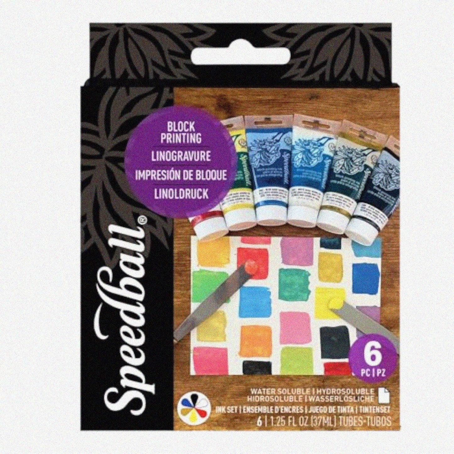 AquaPrint Pro Water-Soluble Ink Set 6 Colors 1.25oz