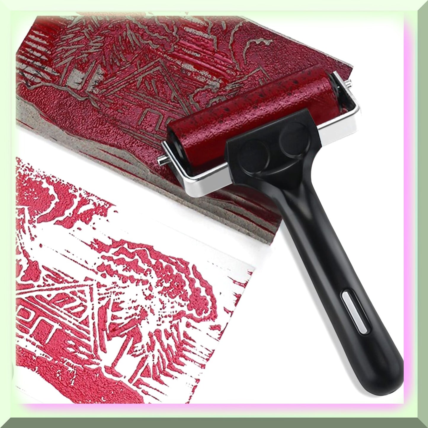 InkMaster 4-Inch Print Roller Black