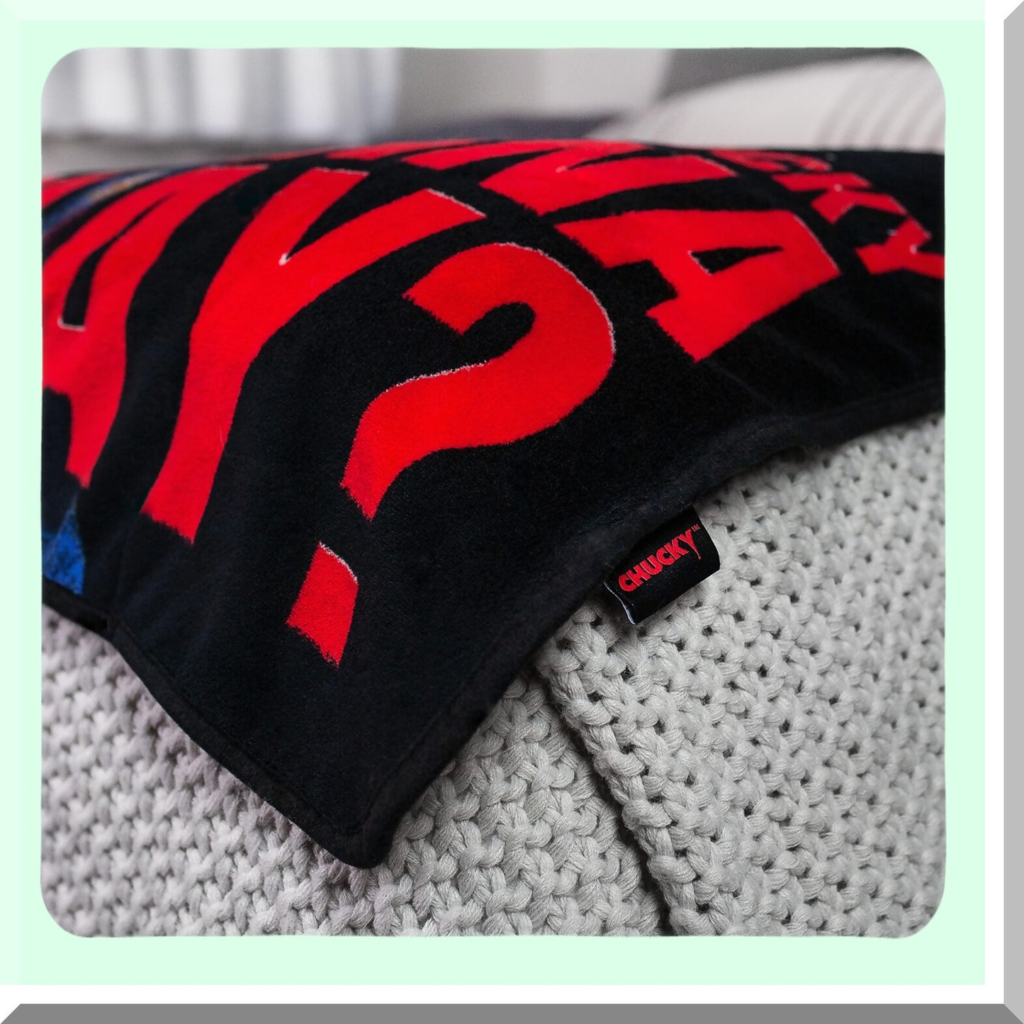 Ultimate Cozy Chucky Fleece Throw - 50x60 Inches of Soft Comfort for Fans