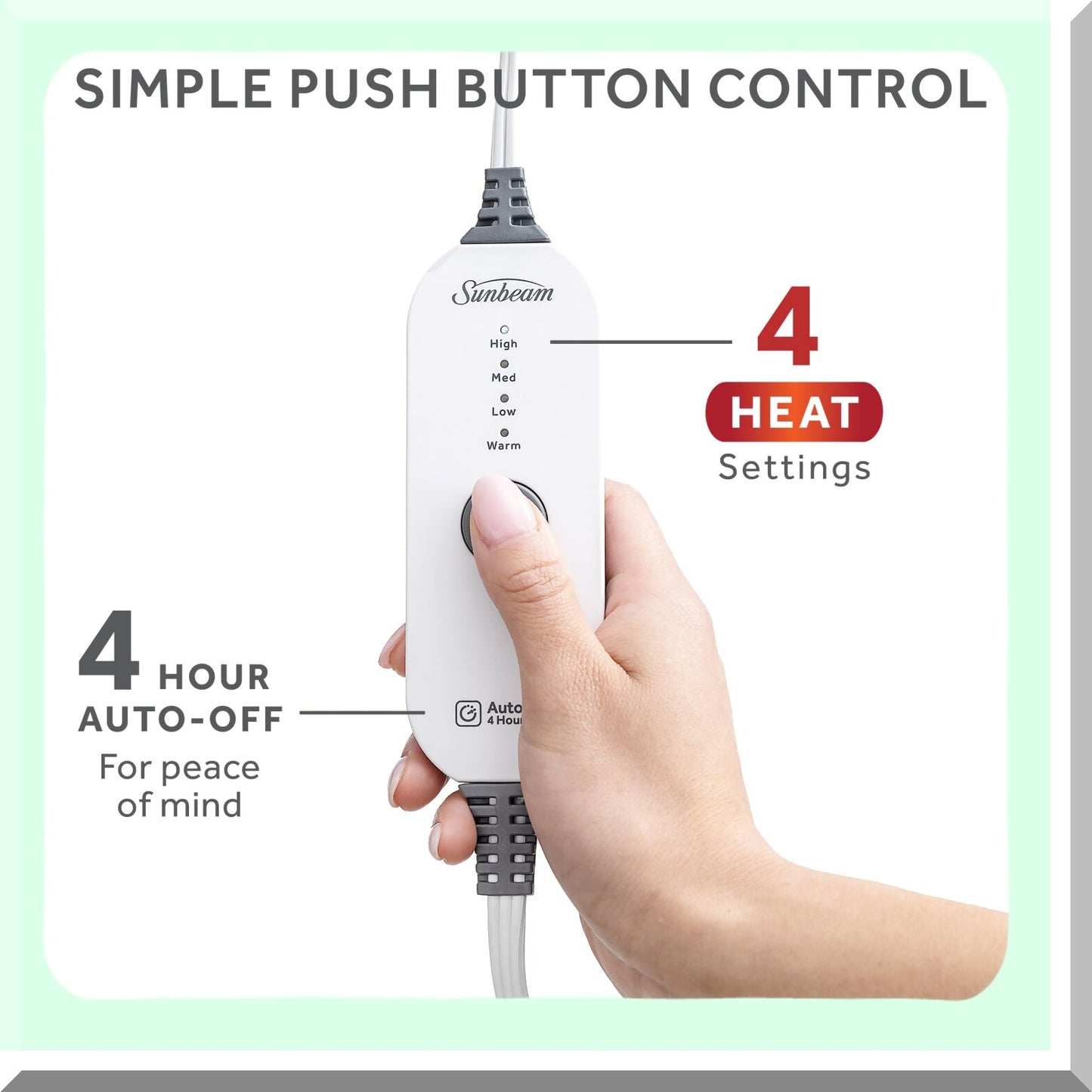 UltraWarm Walnut Heated Throw Blanket - Cozy Comfort with Adjustable Heat Settings