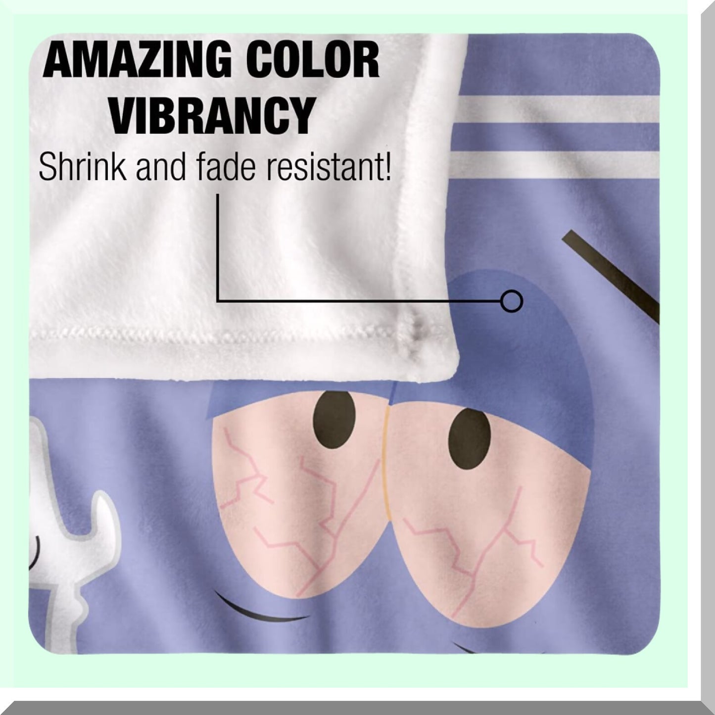 South Park Towelie Ultra-Soft Silky Touch Throw Blanket 36x58, Multi-Color