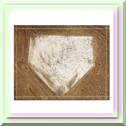 Baseball Wooden Bath Rug 15.7x23.6in