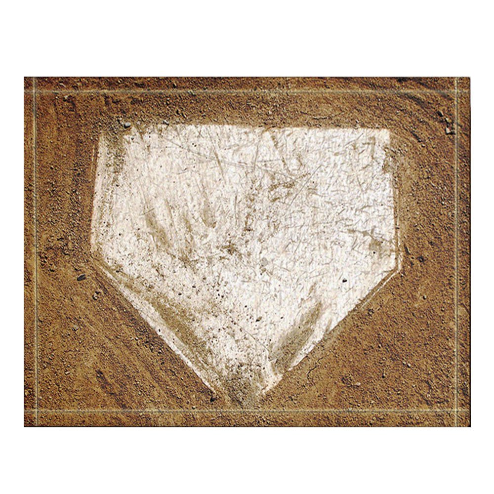 Baseball Wooden Bath Rug 15.7x23.6in