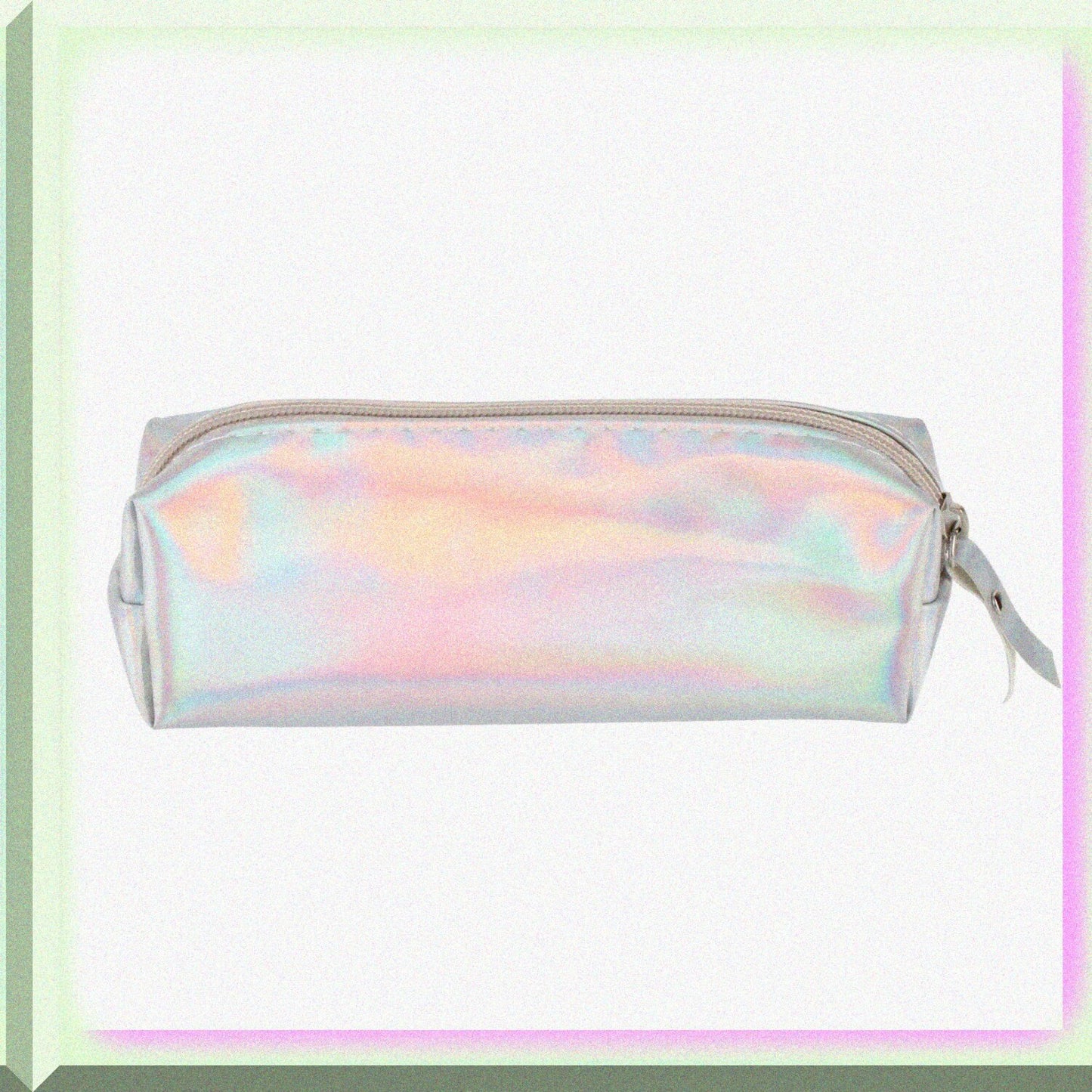 Holographic Pencil Case 20cm Zipper Pen Bag