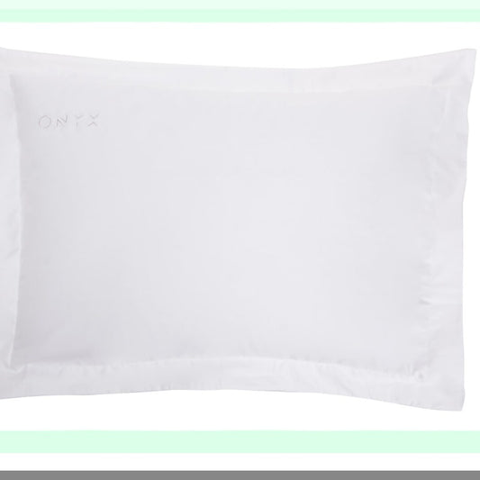 AcneShield Cotton Pillowcase - Zinc Infused Anti Acne Pillow Cover with Oeko-TEX Standard Fabric, Radiant White Soft Breathable Quality, 300 Thread Count