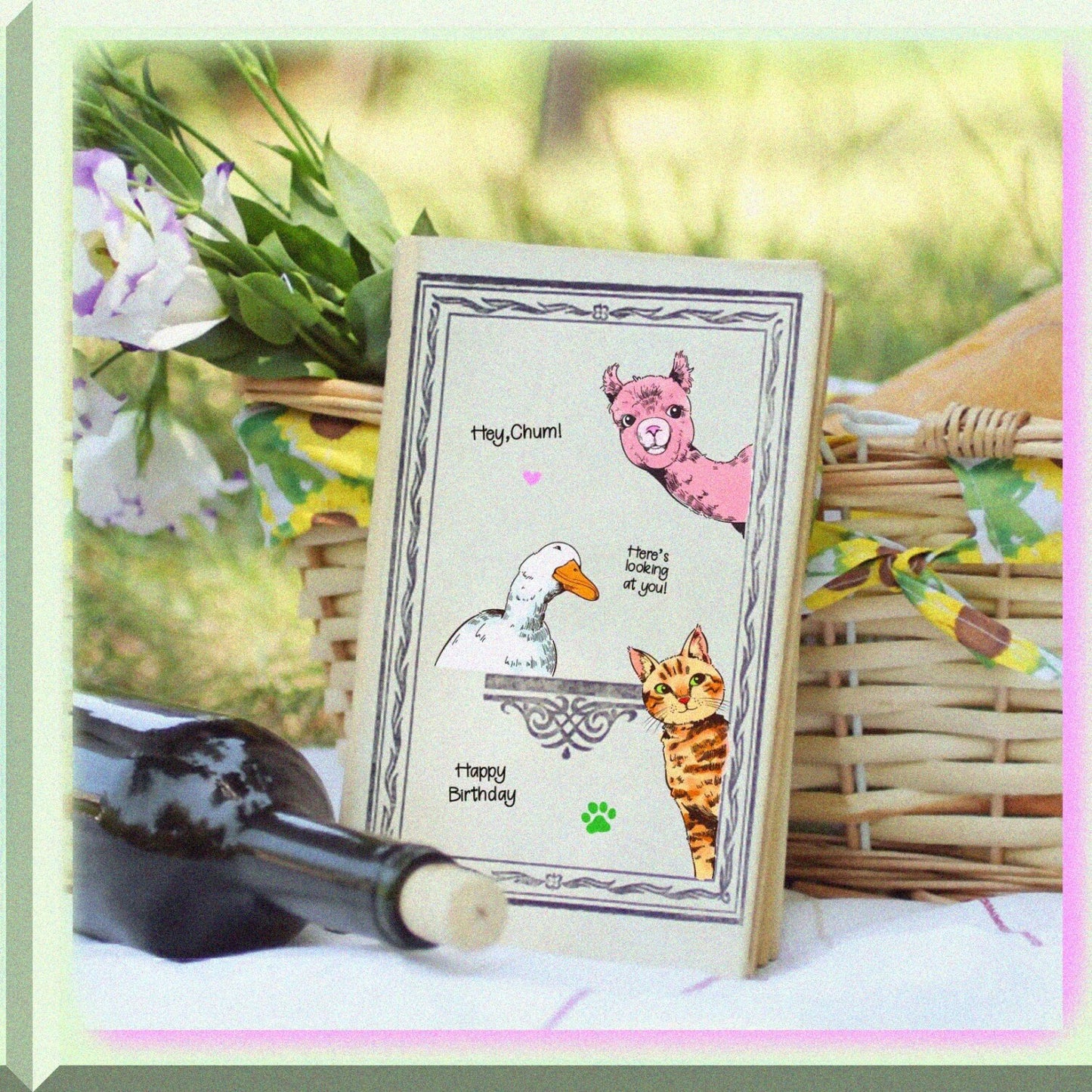 Animal Clear Silicone Stamps Set for Card Making