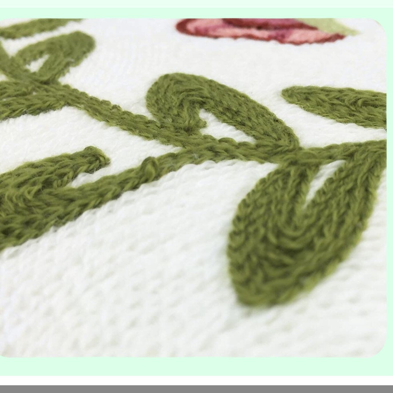 Luxury Rose Floral Embroidered Pillow Covers - Set of 2 | 18"x18" Decorative Cushion Cases for Sofa, Couch, Living Room, Bedroom - Pink Flower Knit Pattern Wedding Decor