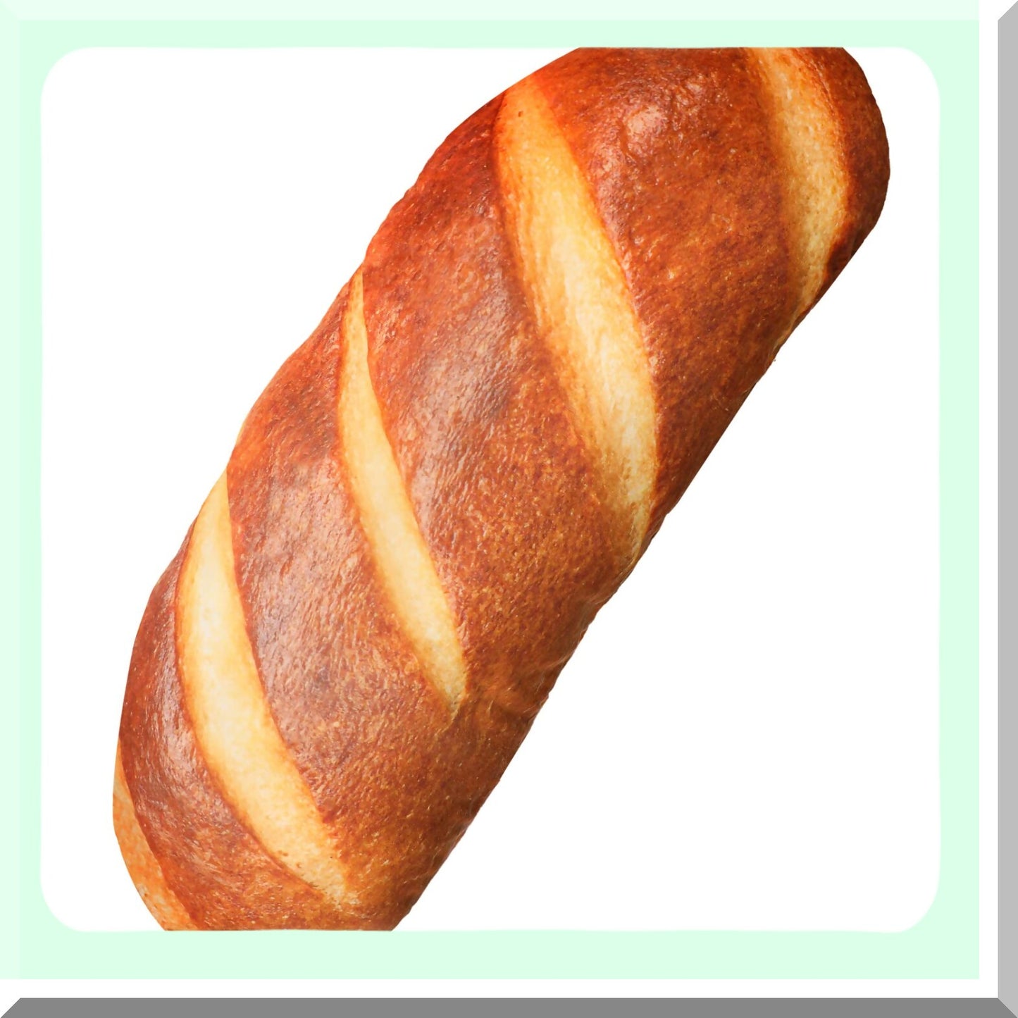 Giant Loaf Bread Pillow - 3D Simulation Funny Body Cushion for Sleeping, Soft Decor Butter Toast Food Shape, 47.24 Inches - Unique Gift Idea