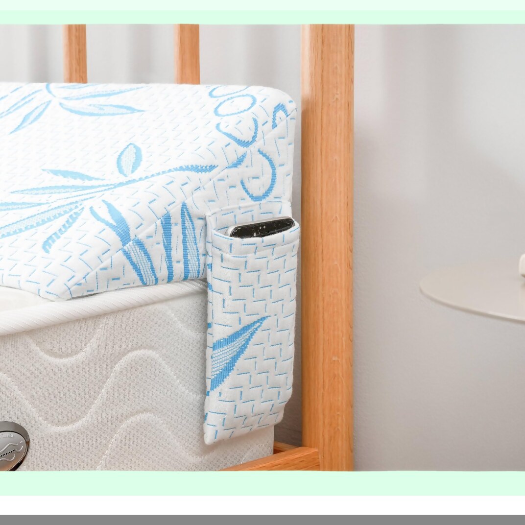 MemoryFoam Headboard Gap Pillow - Comfortable Bed Wedge & Gap Filler - Removable Washable Cover - Close The Gap Between Headboard & Mattress - Size 0-6"